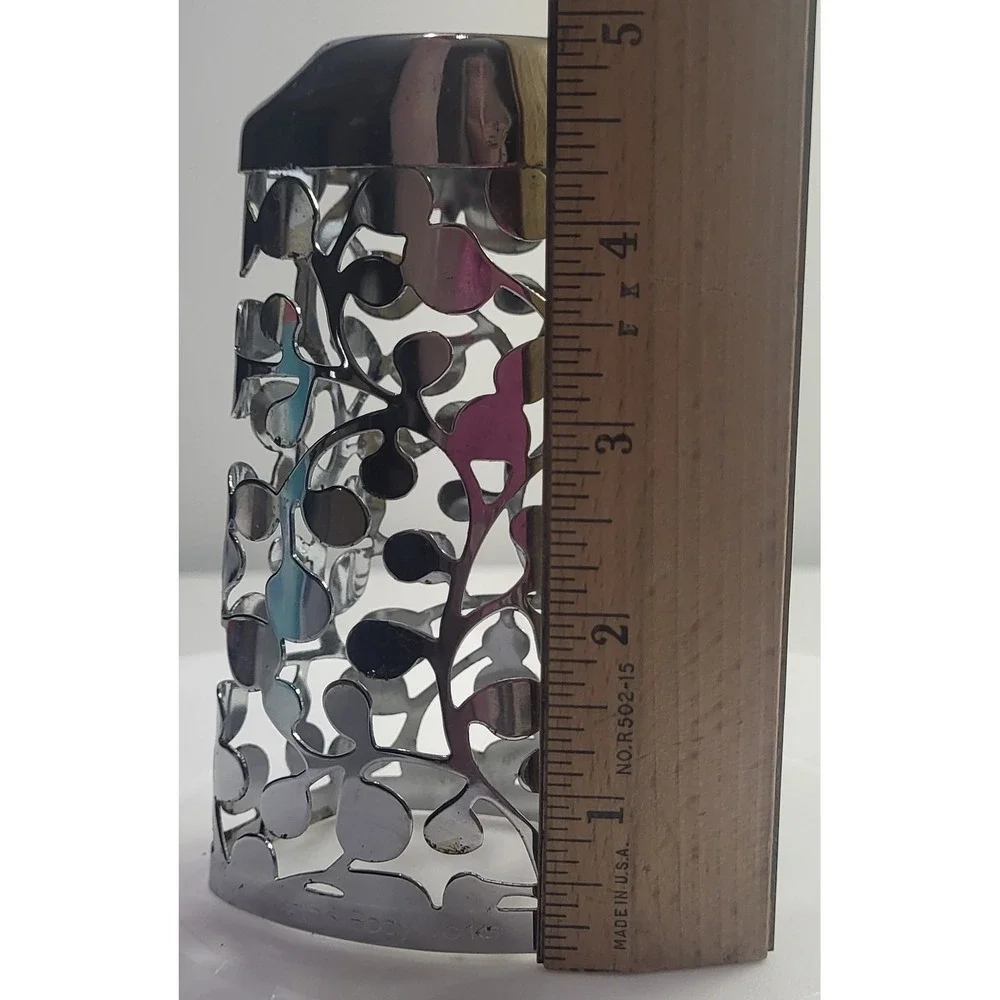 Bath & Body Works Soap Sleeve Silver Leaf Botanical Decorative Holder